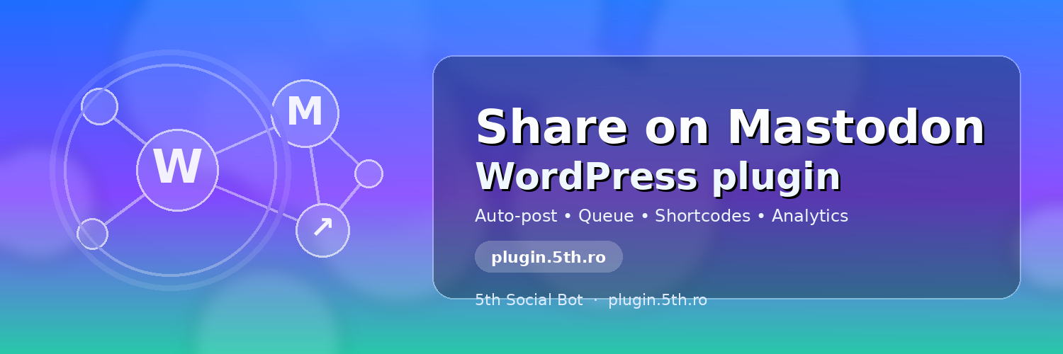 share on mastodon wordpress plugin